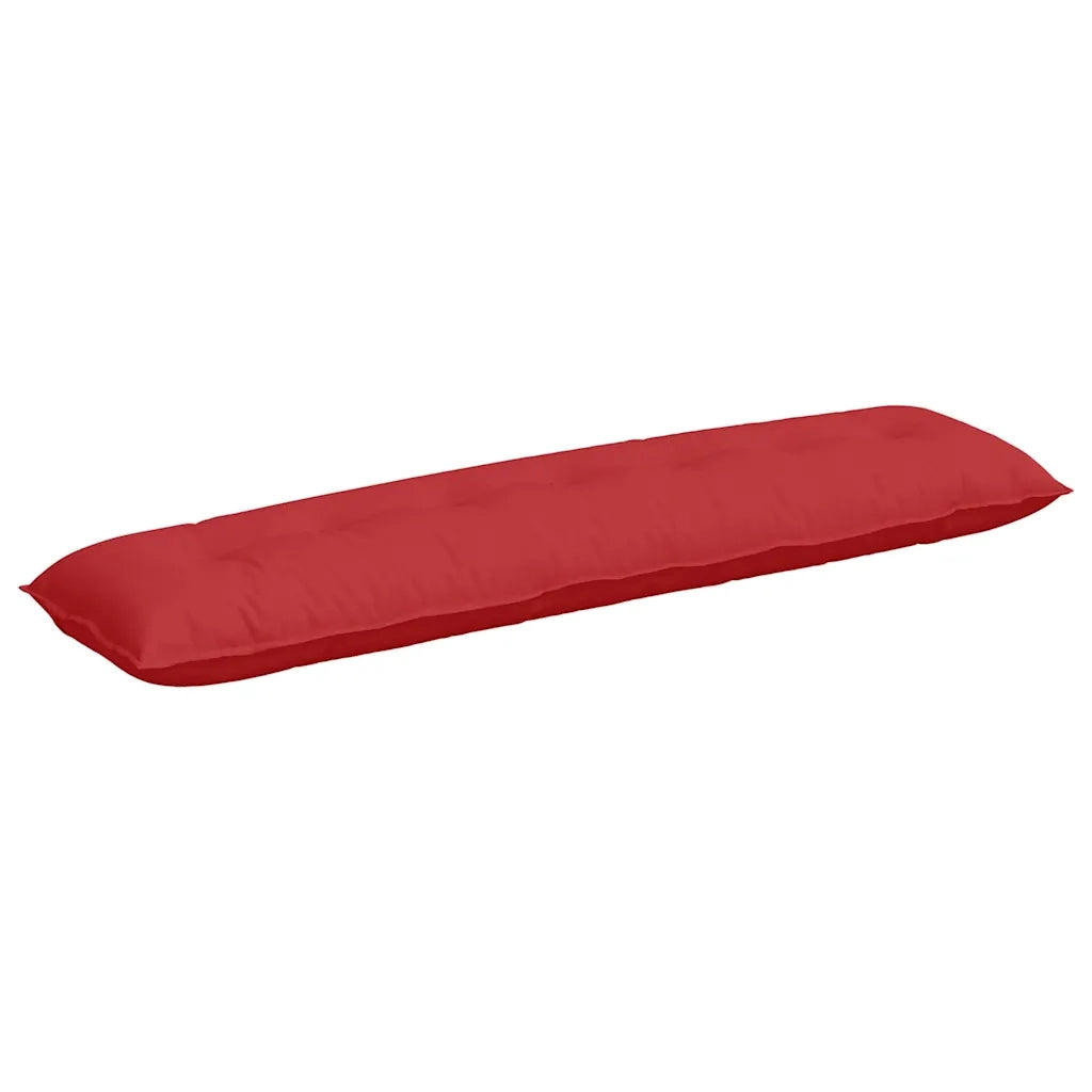 Cuscino per Schiena Rosso 200 x 19 x 50 cm Tessuto