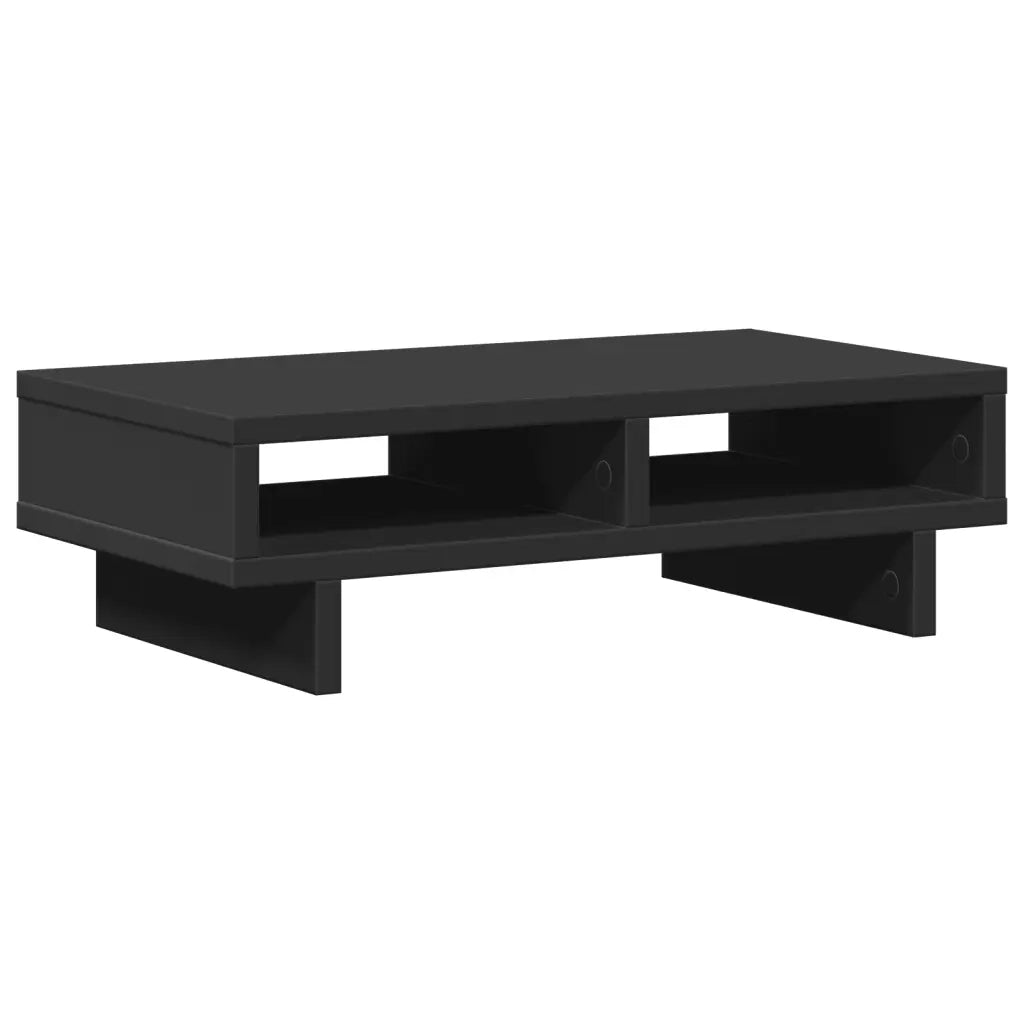 vidaXL Supporto per Monitor Nero 50x27x15 cm in Truciolato