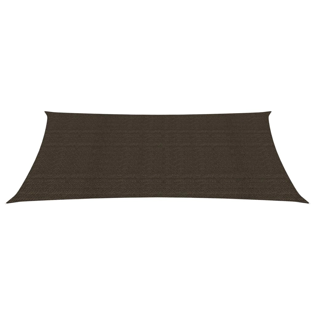 Vela ombreggiante/ombrellone 160 g/m² HDPE 2 x 4,5 m marrone 02_0009143