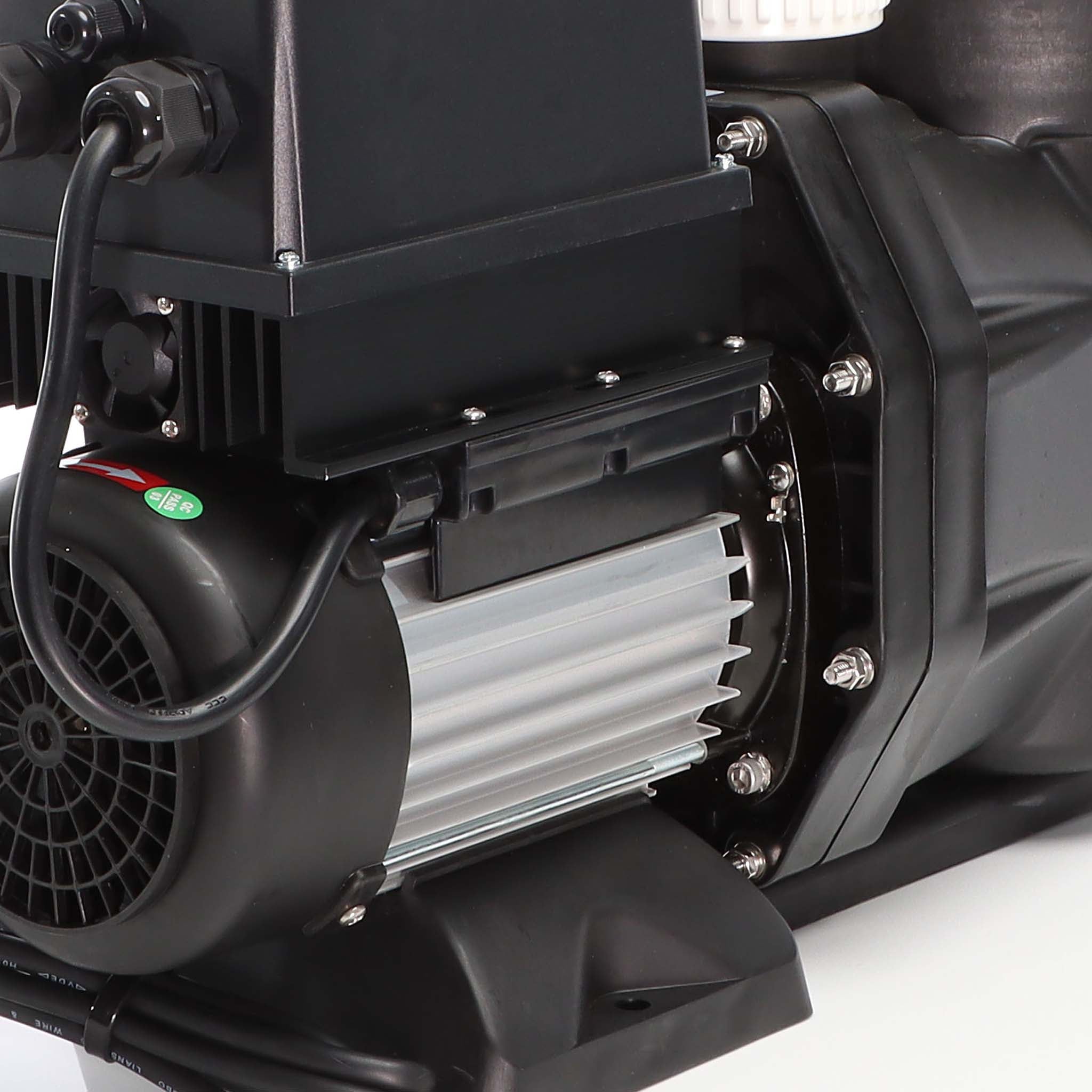 Pompa piscina per ricircolo con velocità regolabile 1100W 27000l/h 18m Pompa di circolazione