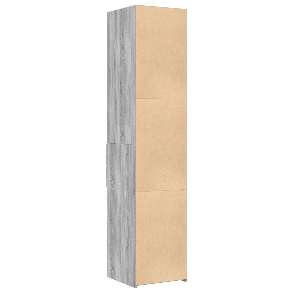 Credenza Grigio Sonoma 40x42,5x185 cm in Legno Multistrato 3281446
