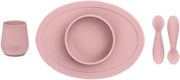 Set di Cucina per Bambini - Piccola Ciotola Piccola Tazza Cucchiai - 4 Mesi + - Rosa Chiaro