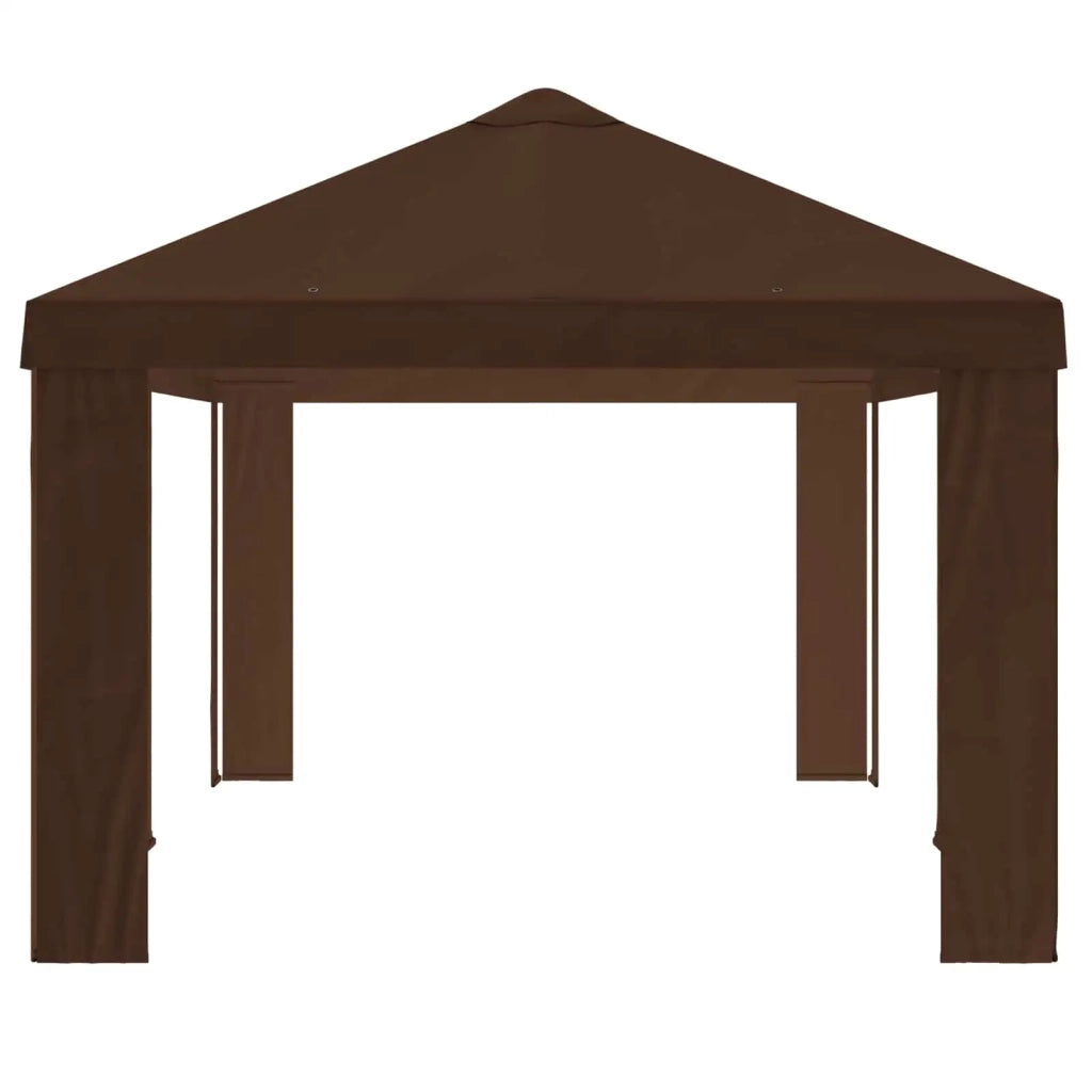 Copertura per Gazebo 6 x 3 m Marrone Poliestere 190 900434