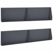 Muro di contenimento 4 pz 100 x 12 x 40 cm Acciaio Antracite 3449039