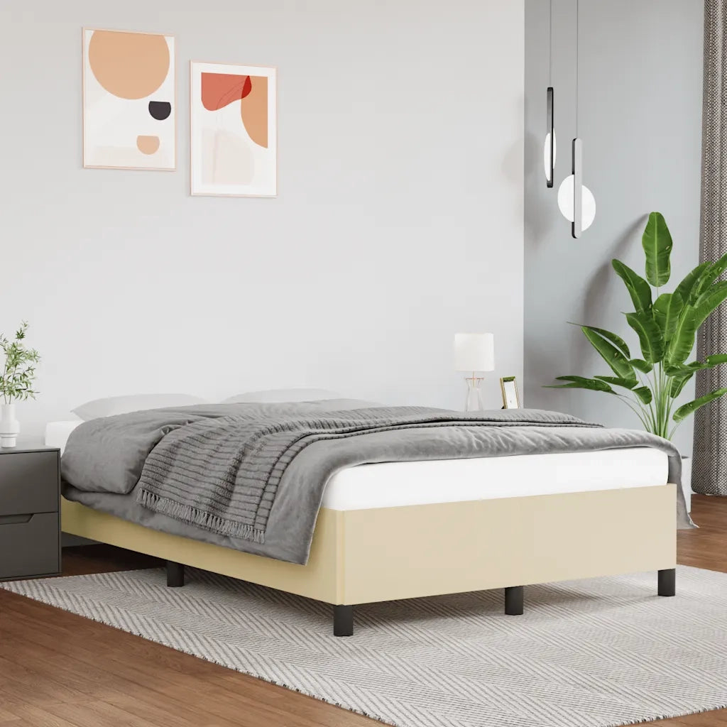 Giroletto senza Materasso Crema 120x190 cm Similpelle 3269647