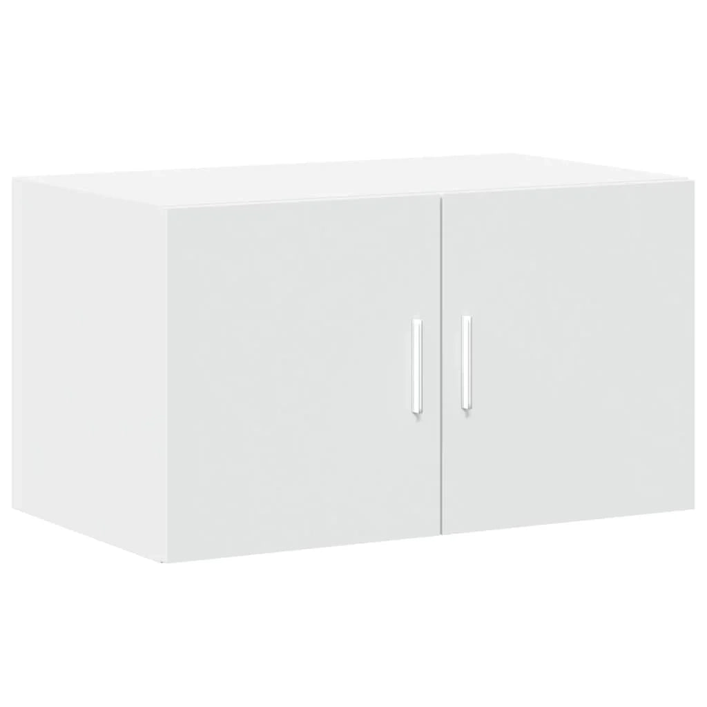 Mobile contenitore alto 70 x 42,5 x 225 cm multifunzionale design moderno bagno/camera da letto legno composito bianco 02_0055575