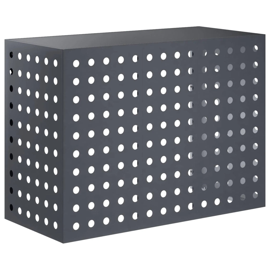Copertura per condizionatore d'aria Antracite 110 x 50 x 80 cm 8014138