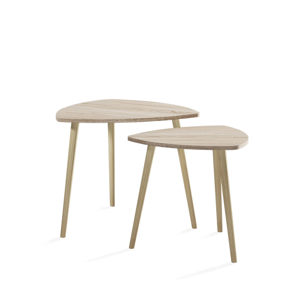 Vicco Tavolino da caffè Sonoma 48 x 45 cm Set di 2