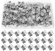 Fermo Foglio a Scomparsa 15 mm - 200 Unità - Fermo Foglio Metallico - Fermo Foglio Multifunzionale - Fermo Foglio Documenti - Fermo Foglio Zinco - Resistenza Robusta e Duratura