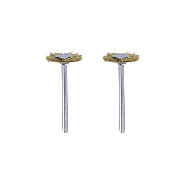 Coppia di spazzole in ottone dremel 535 19mm - 26150535JA