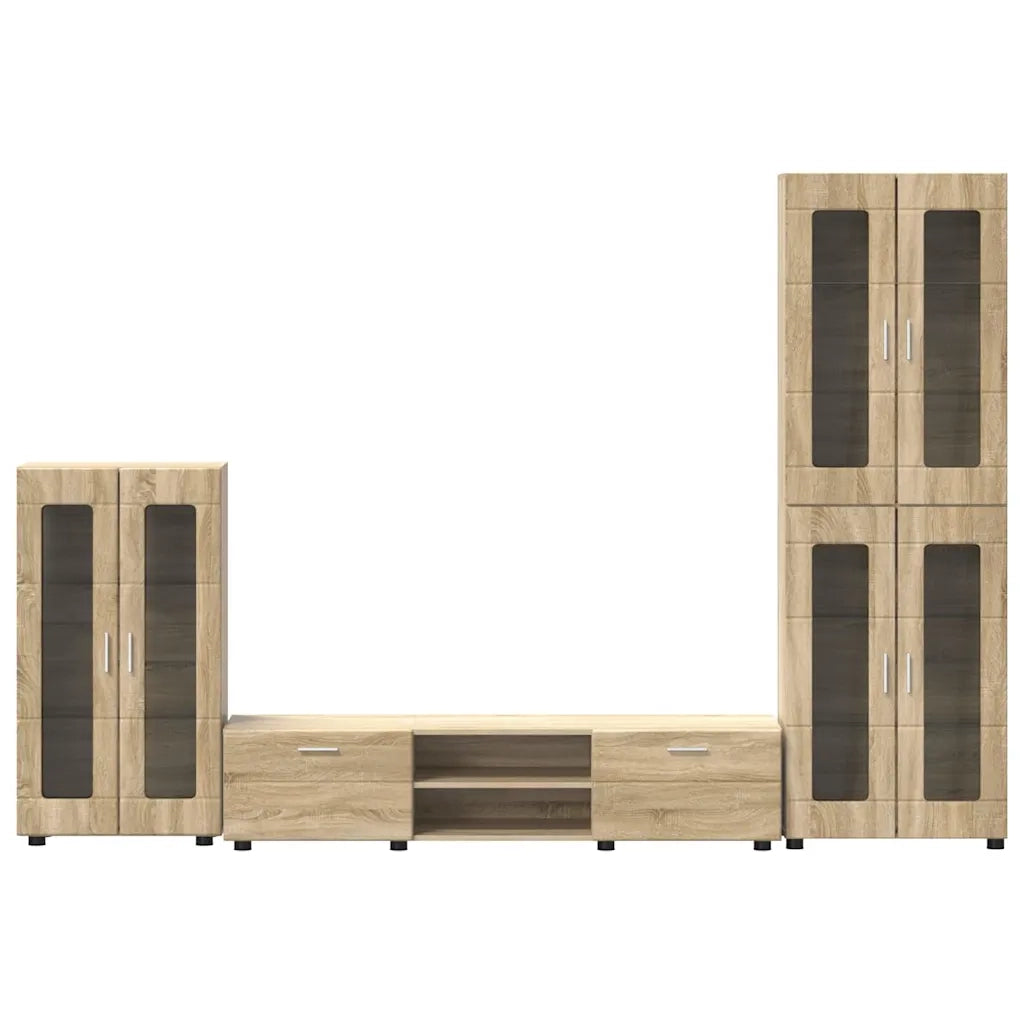 Set mobile TV FLORIN 3 pcs Rovere Sonoma Legno multistrato 3397956