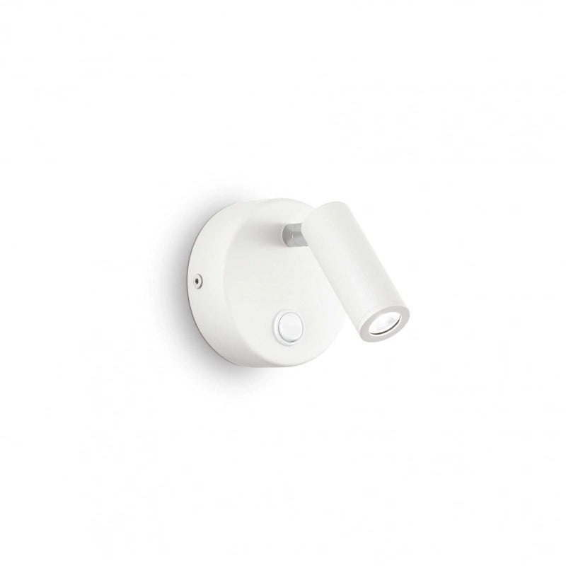Lampada Da Parete Page Ap Round Bianco Ideal-Lux