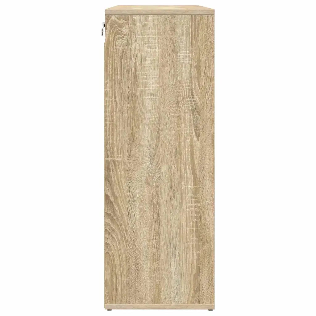 vidaXL Scarpiera rovere sonoma 77.5 x 30 x 83.5 cm Legno multistrato