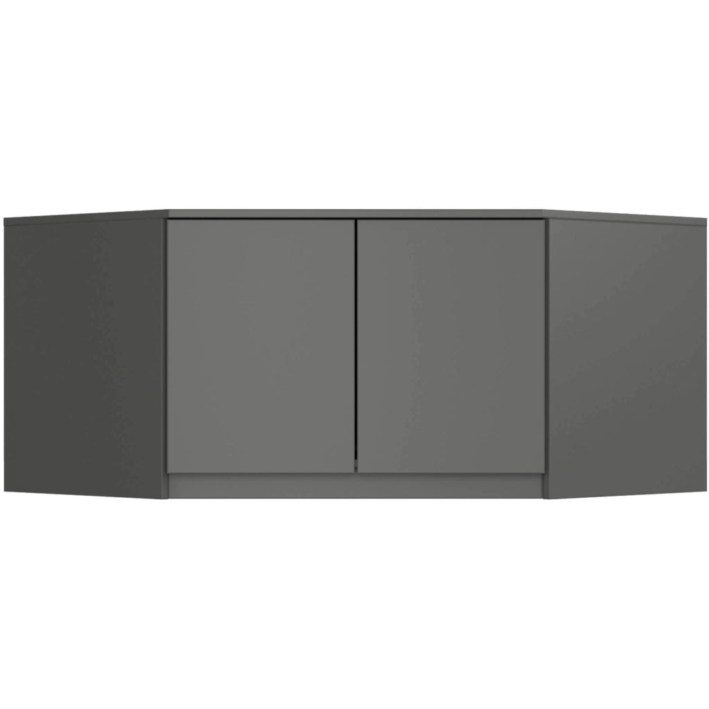 Sopralzo per armadio AKORD S100 Grigio Grafite 100 cm 2 ante 100x50x55 cm