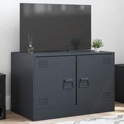Mobile TV Antracite 67x39x44 cm in Acciaio 841635