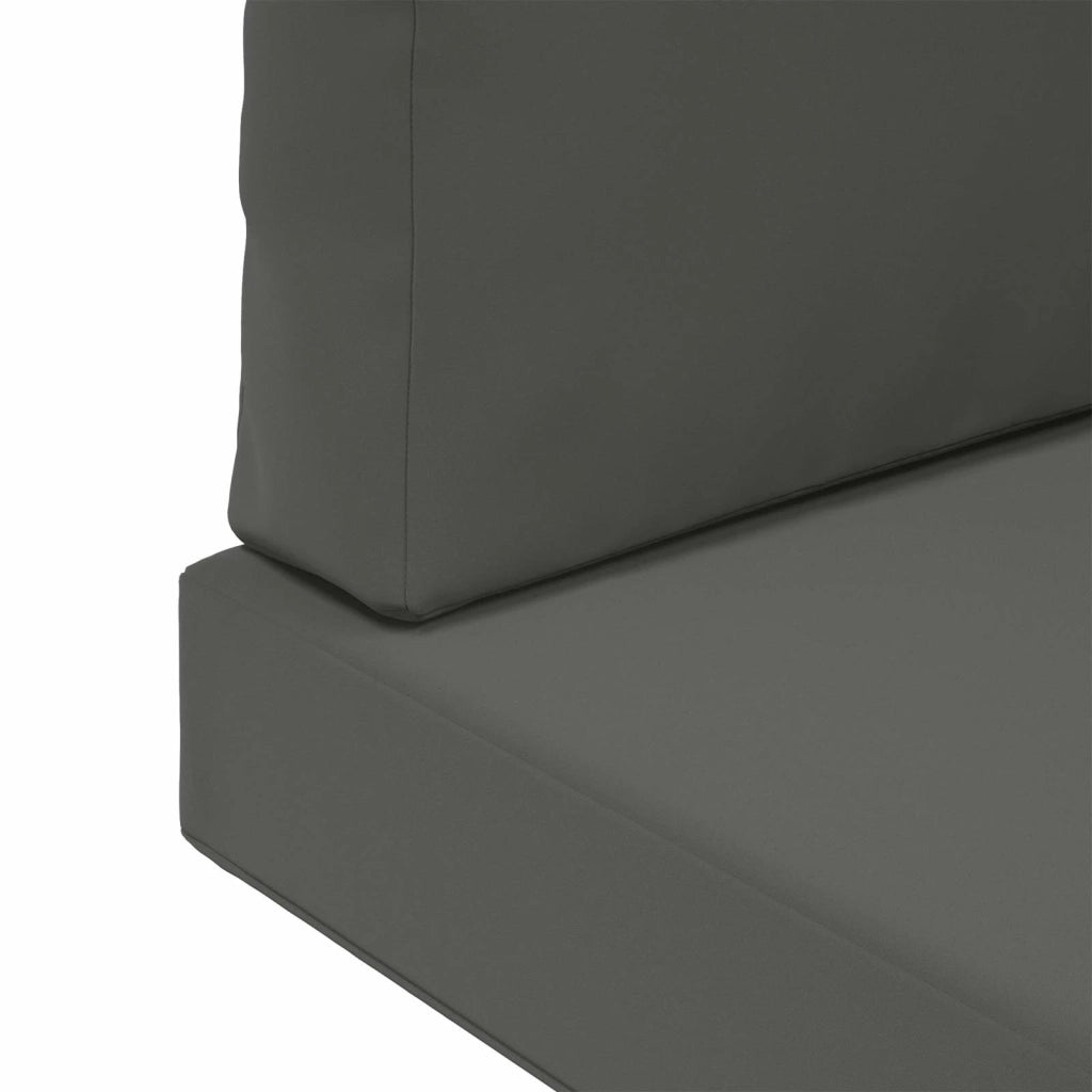 Cuscino per divano da esterno 3 pcs Antracite Poliestere 900744