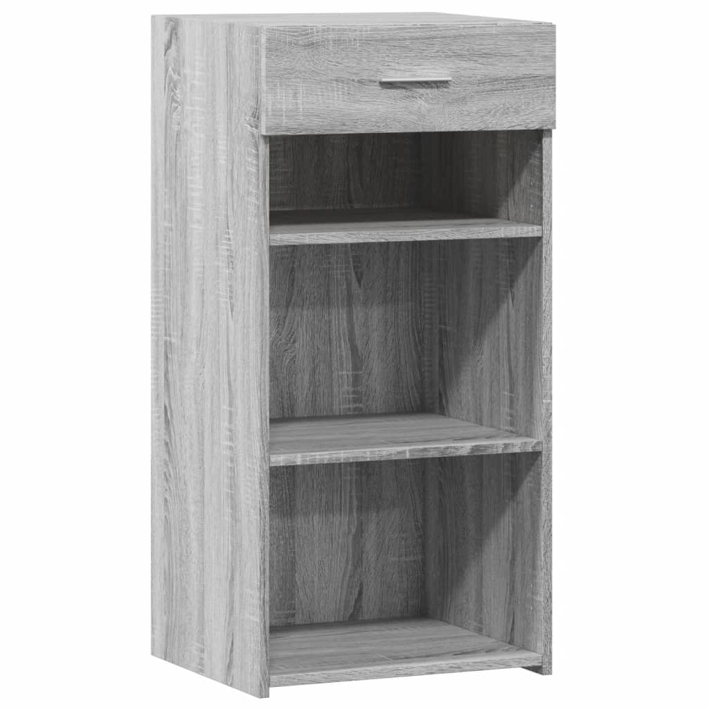 Buffet credenza cassettiera mobiletto mobile contenitore organizer cucina soggiorno Sonoma 45 x 42,5 x 93 cm legno ingegnerizzato grigio 02_0036368