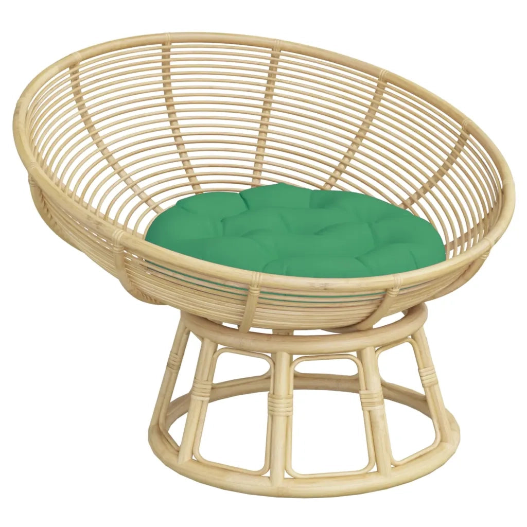 Cuscino Rotondo Verde ? 60x11 cm in Tessuto Oxford