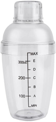 Cocktail Shaker 300 ml - Shaker in Vetro Trasparente - PC - Barbenodigdheden