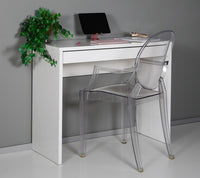 Scrivania da Ufficio 1 Cassetto 100x40x80 cm in Truciolare Nobilitato Bianca