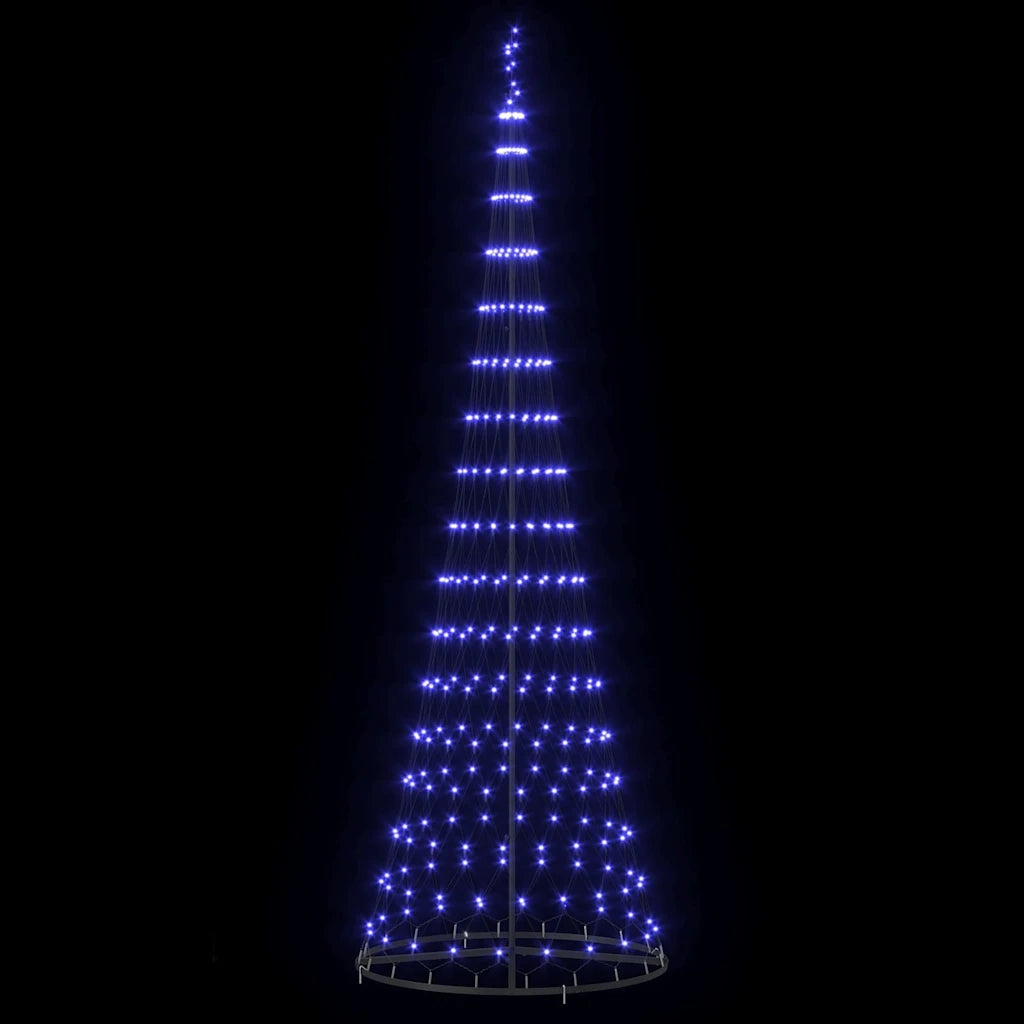 Albero di Natale LED con 355 LED Blu 302,5 cm Metallo 42018789
