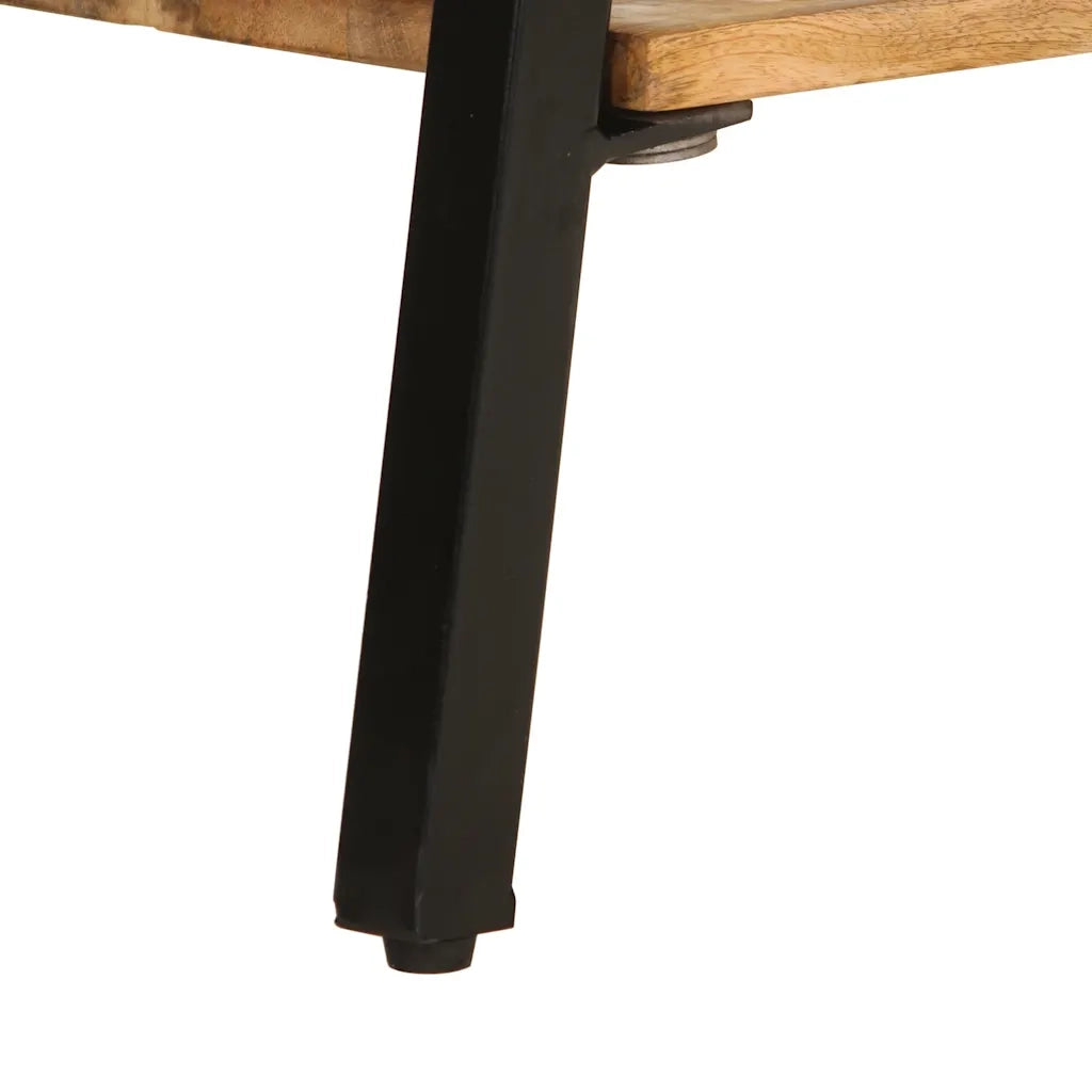 Tavolo Consolle 110x30x75 cm in Legno Massello di Mango 373615