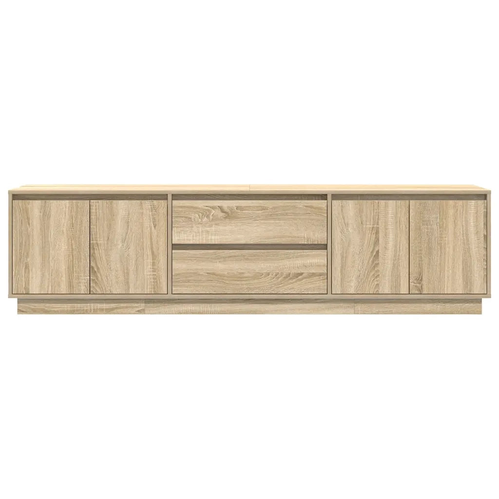 Mobile Porta TV con Luci LED Rovere Sonoma 193,5x41x50 cm 3328437