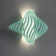 Applique Moderna Helios Polilux ® Verde Pastello 2 Luci E27