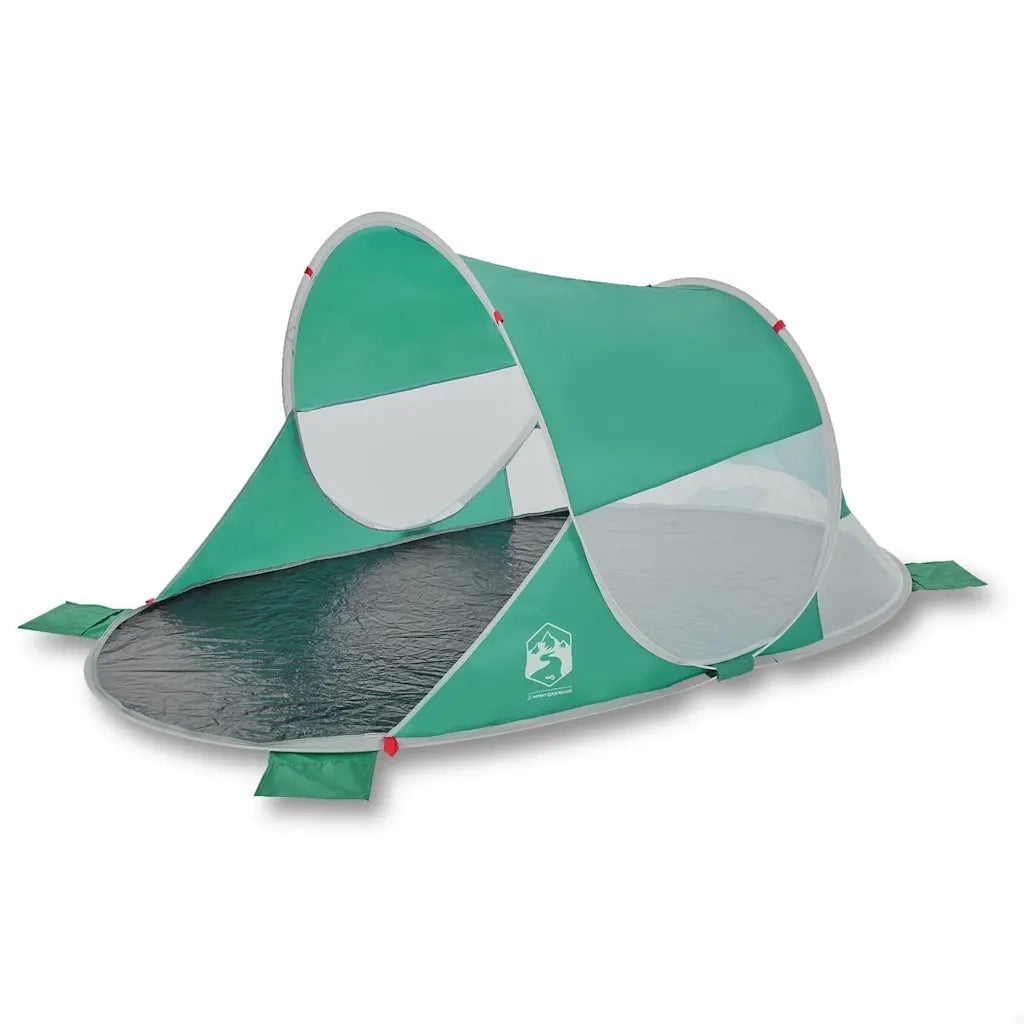 Tenda da Spiaggia Pop-Up Verde Mare Impermeabile