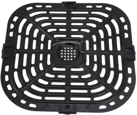 Piatto Grill - Ricambio - Acciaio Inox 304 - 24x23cm - Adatto per Fryer aeree - Leggero - Manico per Maggior Comodità - Piatto Fritto