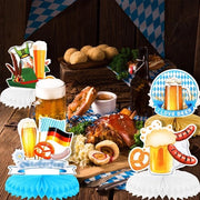 Decorazione Oktoberfest - Corona d'oro - 9 pezzi - Decorazioni da tavolo - Adatto a tutti