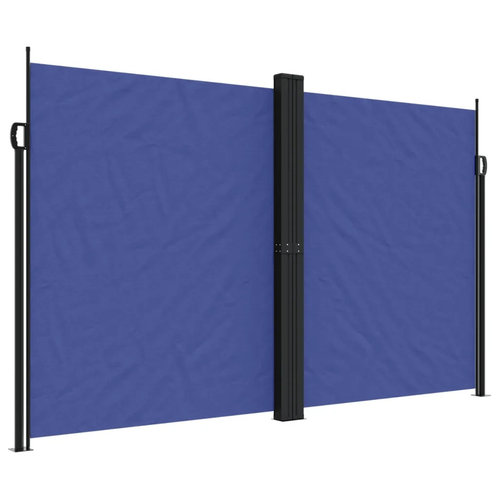 Tenda da Sole Laterale Retrattile-Tenda parasole per balcone per giardino Blu 200x1200 cm 170979