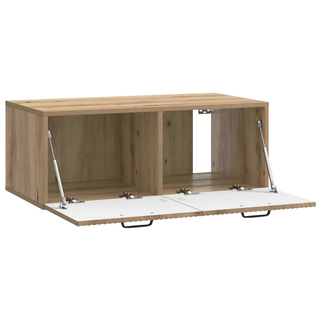 Mobile Porta TV da Muro Rovere Artigianale 78,5 x 41 x 30 cm