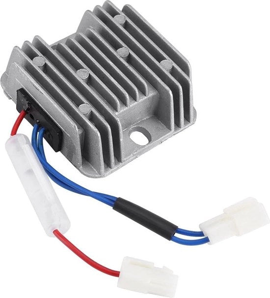 Regolatore di Tensione per Generatore - AVR Trasformatore - Ricarica Batteria - Ampiezza di Tensione di Ingresso - DC 12 Volt - Acciaio Inox Grigio Argento