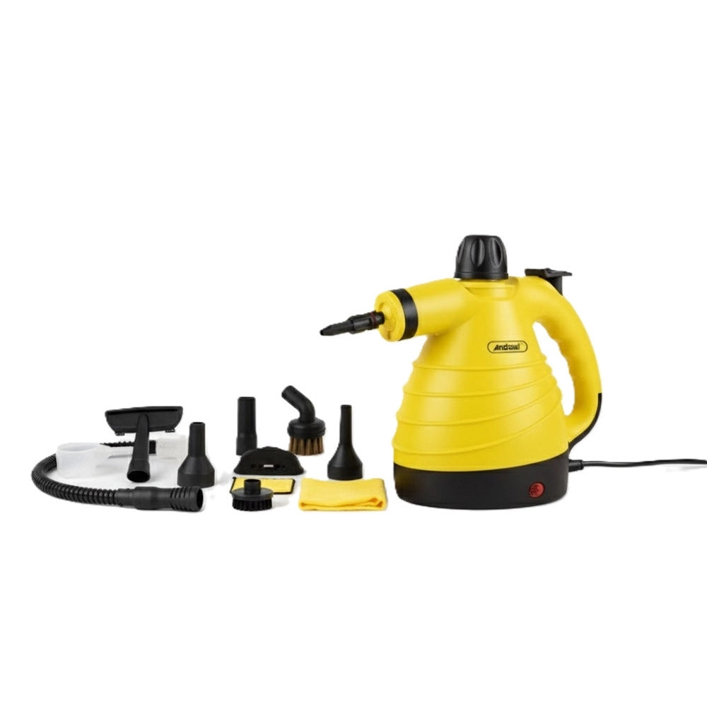 Trade Shop - Pulitore A Vapore Portatile 1200w Da 13 Pezzi Per Pulizia Igiene Casa Veicoli Q-gt560 -