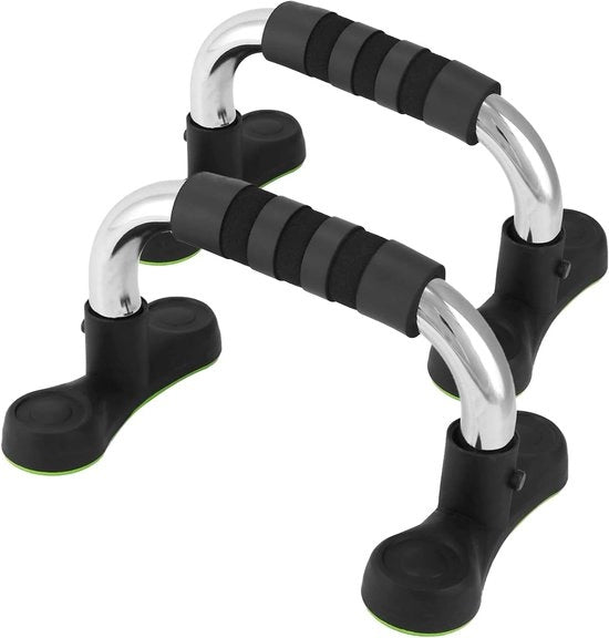 Manubrietta in acciaio per esercizi di push-up, adatta per uso sul pavimento, manubrietta portatile per esercizi di push-up, manubrietta con superficie antiscivente, inclinazione regolabile