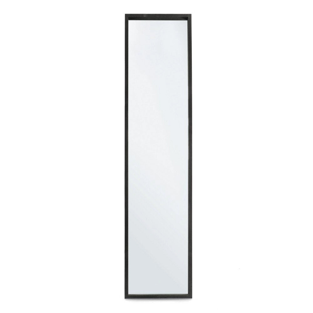 Specchio Rettangolare Nero Moderno da Interno 40x170 - YOUNG