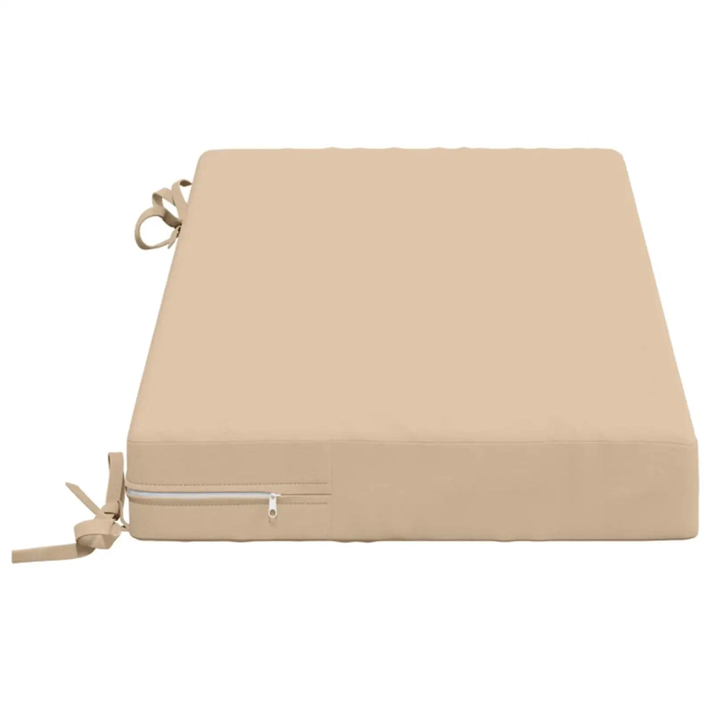 Cuscini per Panchina a 2 Pezzi SOEST 2 pz 100% Poliestere Crema 949509