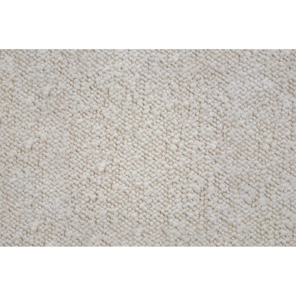 Testiera in tessuto bouclé beige chiaro liscio L135 cm