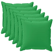 Federa 6 pcs HOUTEN Verde 40 x 40 cm Poliestere 916919