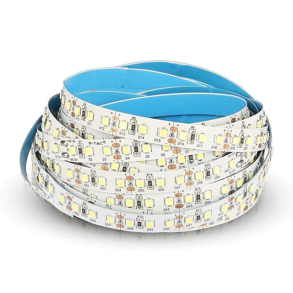 Striscia LED V-TAC Samsung 12V 12W/m 4000K IP20 5m