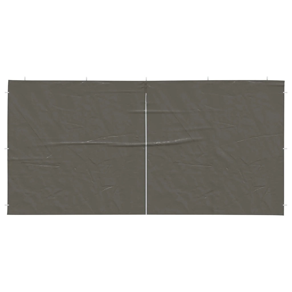 Parete per tenda da festa 2 pz Antracite 400 x 195 cm CFW5494741