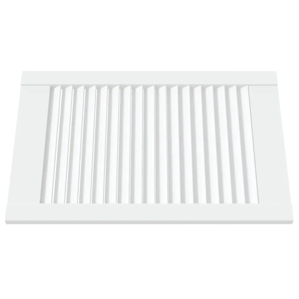 Anta a Lamelle in Legno Massello di Pino Bianca 61,5x39,4 cm cod mxl 56460