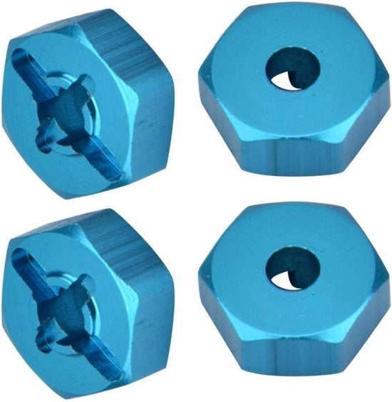 Adattatore Hub a 6 facce da 7mm a 12mm per auto a distanza radiocomandata - giocattolo RC