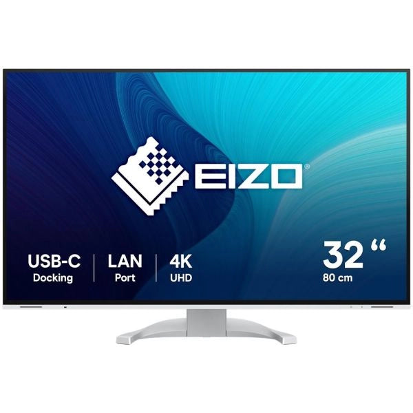 Eizo flexscan ev3240x-wt led display 80 cm (31.5") 3840 x 2160 pixel 4k ultra hd lcd bianco