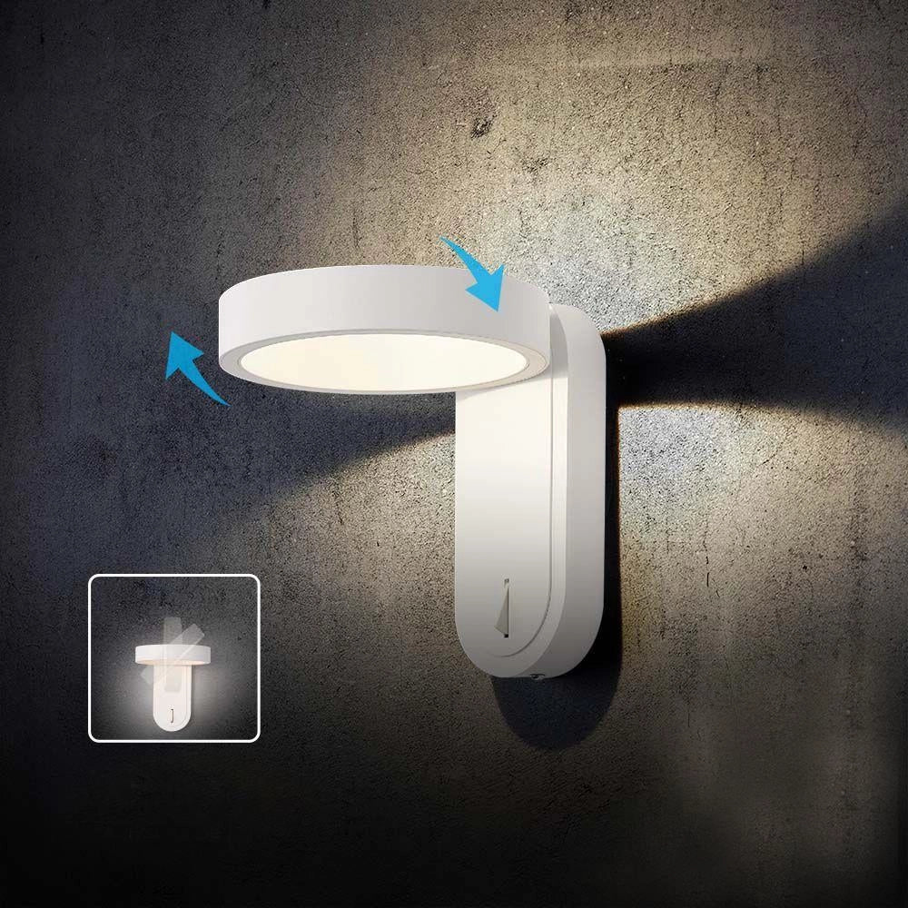 V-TAC applique LED 5W bianca 3000-4000K 600lm IP65 VT-1180