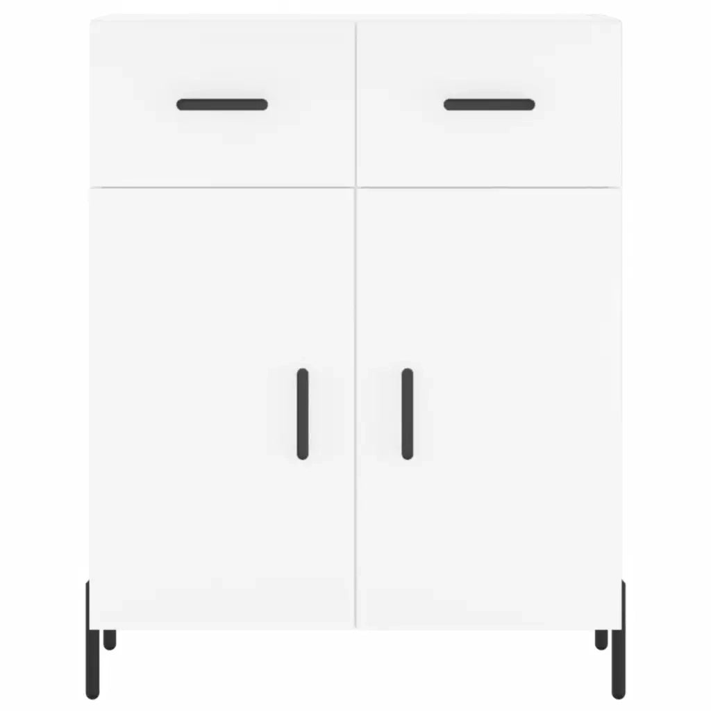 vidaXL Credenza Bianca 69,5x34x90 cm in Legno Multistrato