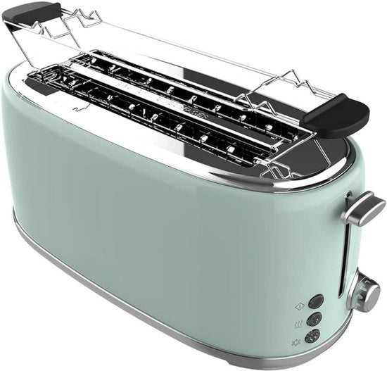 Tostapane con pinze per toast - Tostapane - Tostini - Pinze per toast - Fessure ampie - Tostapane per sandwich - Tostapane - Facile da usare
