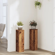 vidaXL Supporti per Piante 2 pz Legno 17x17x60 cm Legno Multistrato