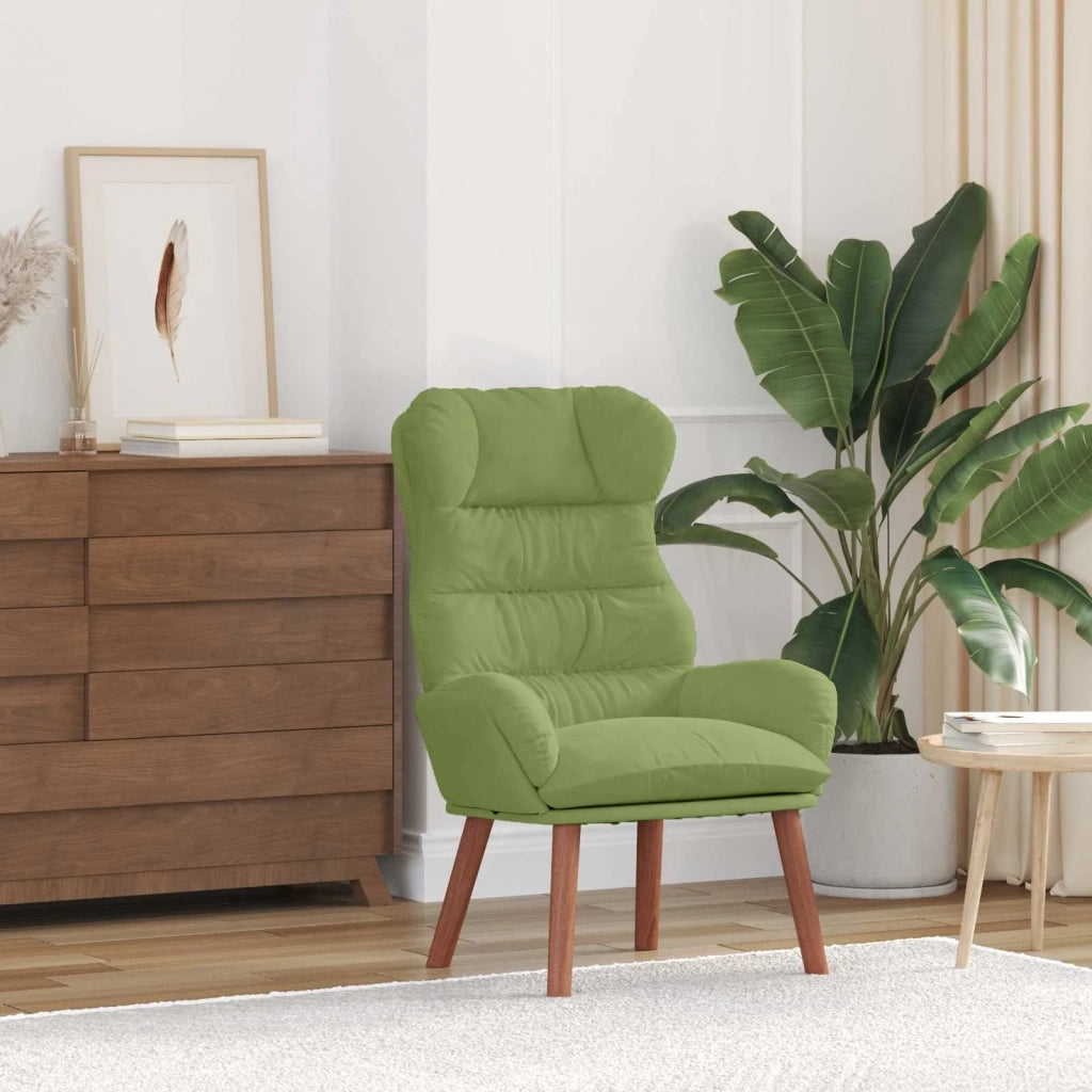 Divano Sedia-Poltrona Verde chiaro 69 x 74 x 93 cm Velluto